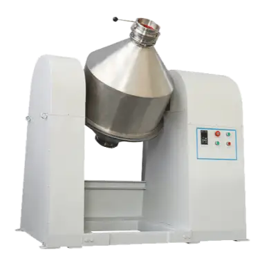 Handleiding voor 3D-mixers voor het uniform mengen van droge poeders in laboratoria en productieomgevingen.